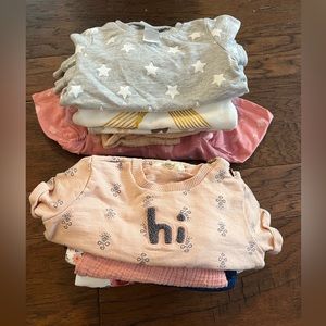 Baby Girl 2 pc Outfits - 6 Month - 9 Outfits. Like New